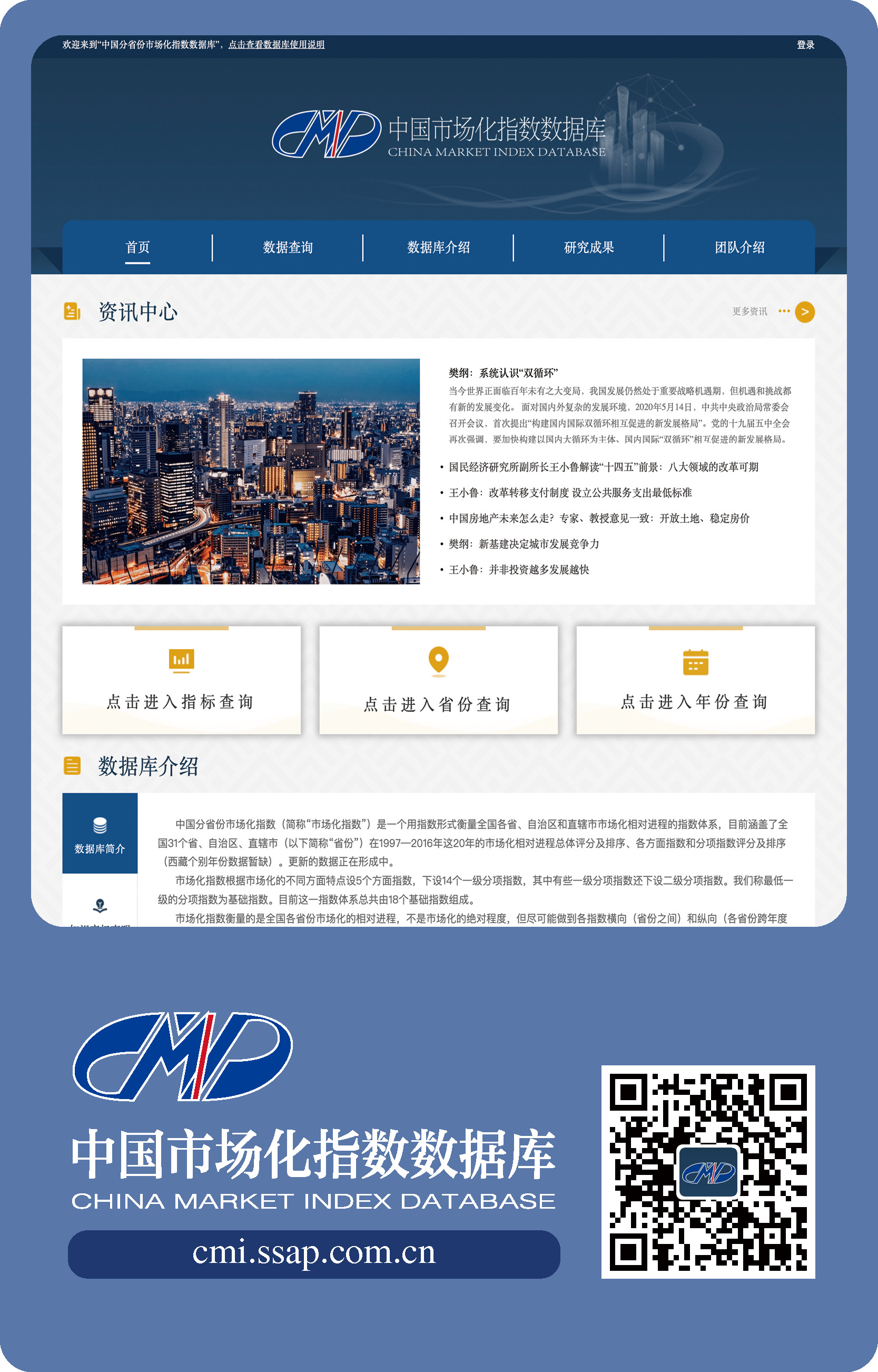 中国市场化指数数据库